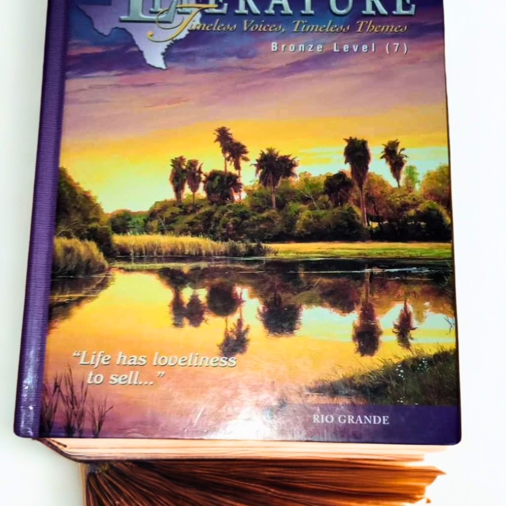 Literature Book - Bronze and Purple